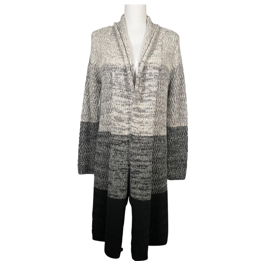 Style & Company Long Warm Open Face Cardigan sz Small but fits like a Large